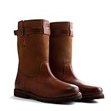 Travelin' North Cape Herren Outdoorstiefel - aus Leder, Wasserdicht & 100% Wolle Gefüttert - Cognac EU 43