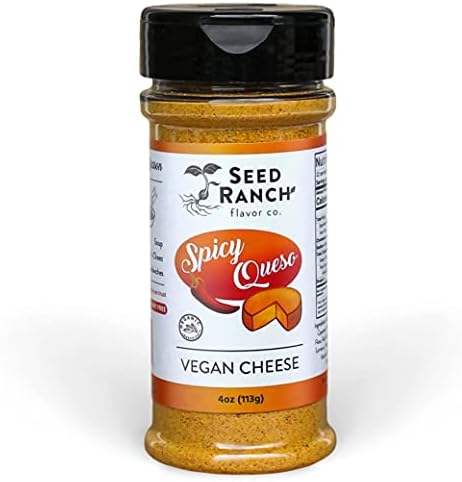 Seed Ranch - Spicy Queso Seasoning - Organic, Vegan, Nut Free, Dairy Free, Gluten Free, Whole 30, Low Carb, Paleo, Keto