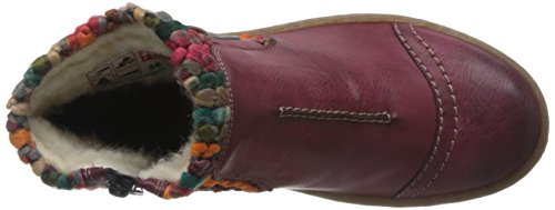 Rieker New Women's Felicitas 84 Boot Wine/Magano/Multi 41 #TOP4