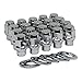 20 ET Bulge Conical Lug Nuts 12mmx1.5 with Offset Washers 5/16