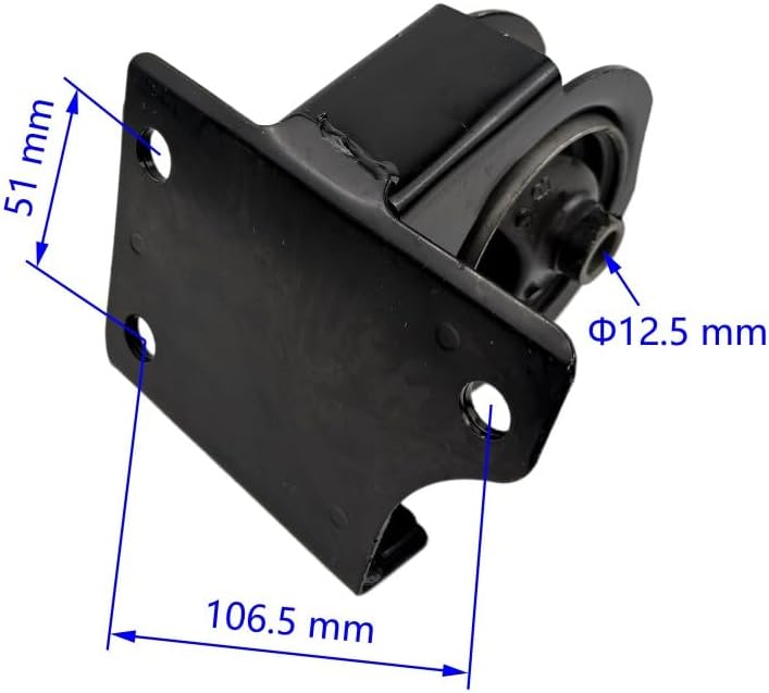 4pcs Engine Mount Set for Mitsubishi Eclipse 2.4L Manual 2000-2005 & Chrysler Sebring 2.4L 2003-2004; A4603, A4602, A4610, A4622; Metal & Rubber Frame