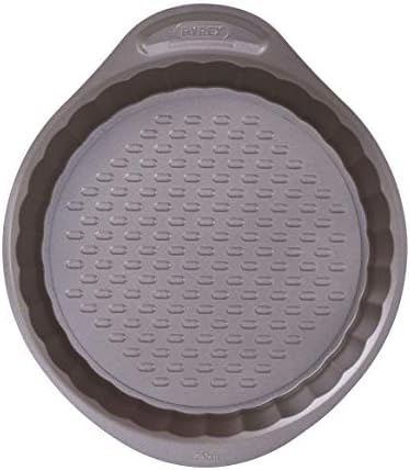 Pyrex Asimetria  4 x Tart / Quiche Baking Trays with Removable Bottom, 14 x 10 x 4 cm, Colour: Black. 31 x 27 x 5 cm Black
