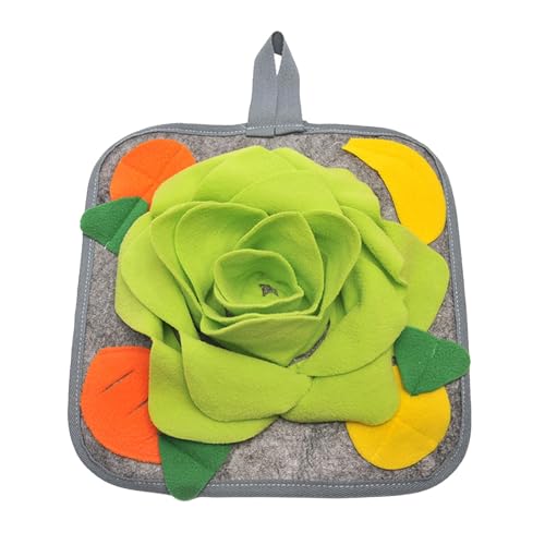 Gralara Tapete de forrageamento de coelho, almofada para cheirar chinchilas com alça, jogo interativ