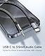 RAVIAD USB C auf Aux Kabel 1M, USB C auf Klinke Kabel 3.5mm Audio Aux Kabel USBC für iPhone 16/15pro/15plus/15pro max, Galaxy S24/S23/S22/S21 Ultra,Huawei P60/50/40, Home/Car Stereos