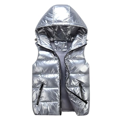 Chaqueta de plumón sin mangas para esquí y deportes de invierno