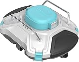 XNYXLPP Limpiador robótico inalámbrico para Piscinas, Aspirador automático para Piscinas con Potente succión, últimos 90 Minutos, estacionamiento automático, Ideal para Arriba