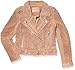 [BLANKNYC] womens Luxury Clothing Cropped Suede Leather Motorcycle Jackets Comfortable Stylish Coats, Coffee Bean, X-Small US