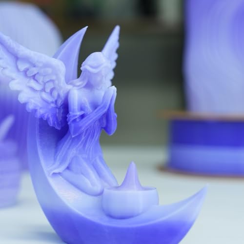 Image of GratKit Gradient PETG Filament, Color Change 3D Printer Filament 1.75mm, 1kg, Multicolor PETG Translucent Gradient Dark Purple White