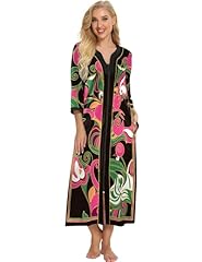 Mutilcolor Florals on Black-long