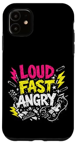 Loud Fast Angry ? �n�[�h�R�A �p���N �G�l���M�[ �O���t�B�b�N �X�}�z�P�[�X iPhone 11 �p