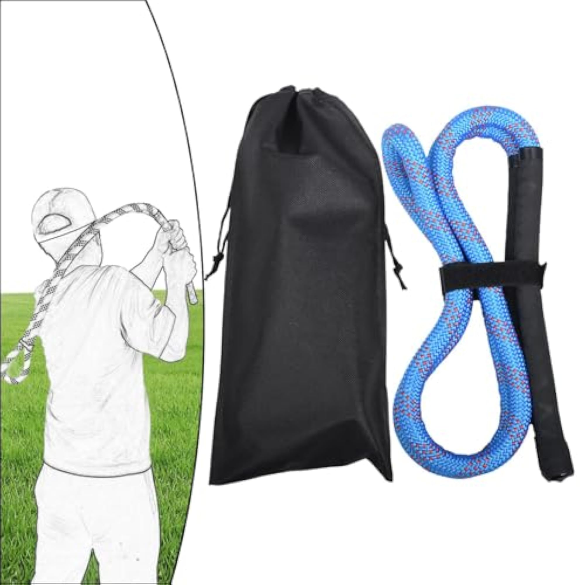 Golf Swing Aid Gesture Correction Rope Trainer