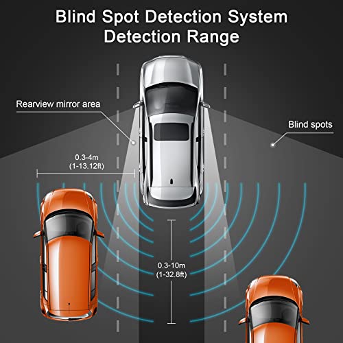Bluedex Universal Blind Spot Monitoring Assistant Dc12V Car Lane Changing Warning 24Ghz Millimeter Wave Sensor Detection System #TOP3