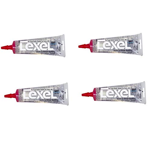 Sashco 13013-2 13013 5Oz Sealants Clear Lexel Adhesive Caulk, 5-Ounce - 4 Pack #TOP20