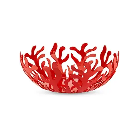Alessi ESI01 29 R o - Frutero de acero, color rojo Cover