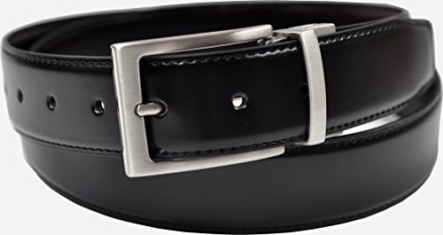 Ashford Ridge Mens 34mm Reversible Black/Brown Trouser Belt4