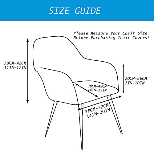 Sxitowh Set Of 1 Stretch Jacquard Curved Back Modern Dining Chair Slipcovers Chair Covers For Dining Room Chair Cover Armchair Slipcovers Reusable Chair Protector Slipcovers (Beige, Set Of 1) #TOP3