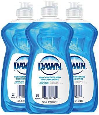 Dawn Non Concentrated Original Dishwashing Liquid, 12.6 Fluid Ounce 3 per Order