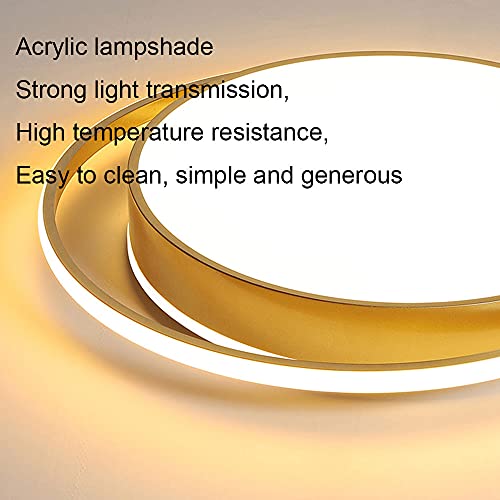 Plafonnier LED variable rond en fer forgé moderne pour chambre - 7