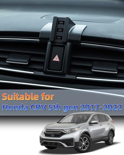 Image of PZK Car Phone Mount for Honda CRV CR-V 2017 2018 2019-2020 2021 2022 Accessories 5th Gen CRV Custom Air Vent Phone Holder Auto Lock Hands Free 360 Rotation Cell Phone Automobile Cradles