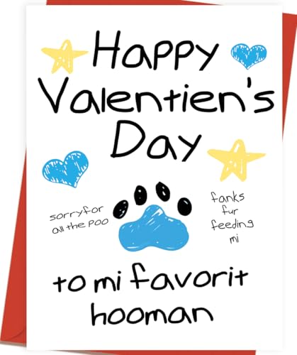 OJsensai Pun Dog Valentines Day Card
