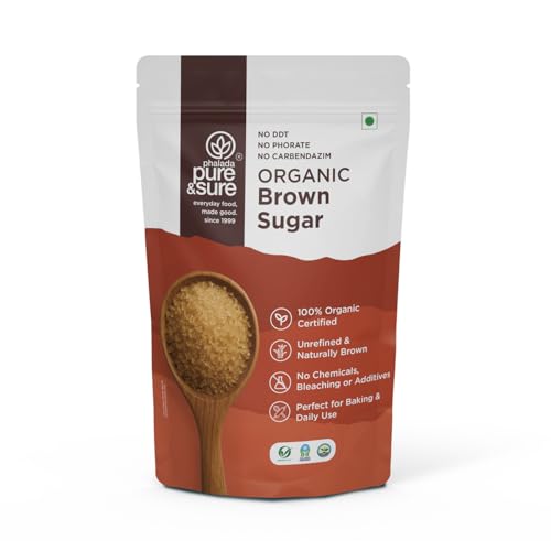 Image of Pure & Sure Organic Brown Sugar | Natural, Healthy & Wholesome | Powdered for Baking, Tea, & Coffee 500GM