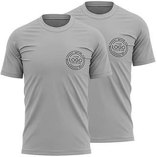 2 Pack Custom Shirts for Men, Workwear T-Shirts, Crewneck Mens Work Shirts, Plain or Customized