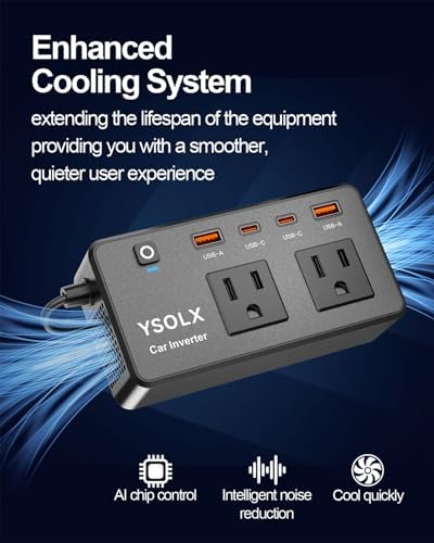 차량용 300W 휴대용 충전기 자동차 파워 인버터 — 사진 4