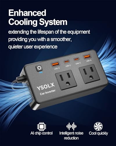 Image of 300W Portable ​Charger Car Power Inverters for Vehicle (Pack of 3)