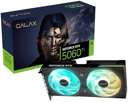 PLACA DE VIDEO NV RTX5060TI EX 8GB BLACK GF 128BITS GDDR7 GALAX 5...
