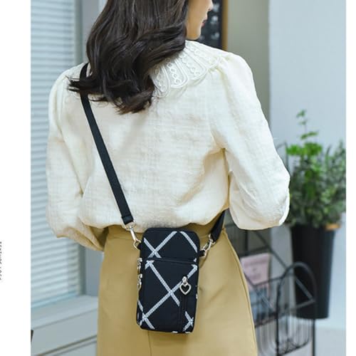 Image of JANKS Small Crossbody Bag for Women - Mini Phone Purses with Crossbody Strap and Wallet - Nylon Arm Bag