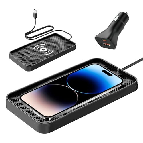 Stay Charged on the Go: Wireless Car Charger Pad 10W Fast Ch