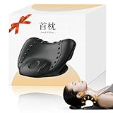 ストレートネック 枕 首枕 【3in1!ストレッチ＋指圧＋アライメント調整】【24個の指圧ポイント· ソフト⇄ハードを自由に選択】 首 肩 肩甲骨を伸ばす 男性 女性 父の日 母の日 友人 家族 敬老の日 誕生日プレゼント ギフトボックスの梱包