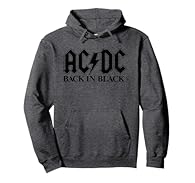 Rock Band Merchandise design. Sleek and minimalist design with the ACDC logo in black, paying homage to the iconic Back in Black album For ACDC fans who appreciate simplicity and want to represent their favorite band with a clean and stylish design 8...