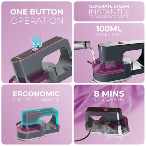Xech Store XECH SteamX Portable Handheld Garment Steamer for 100 ml - Image 6