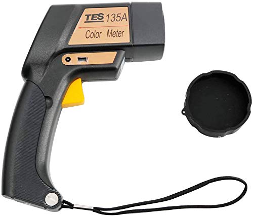 TES-135A Color Meter with its protective sensor cap