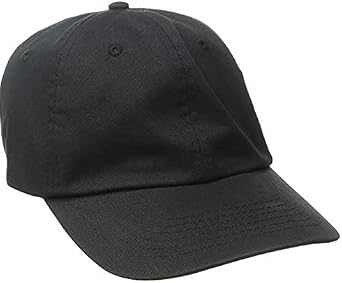 Dorfman Hat Co. Twill Baseball Cap with Pre-Curved Brim