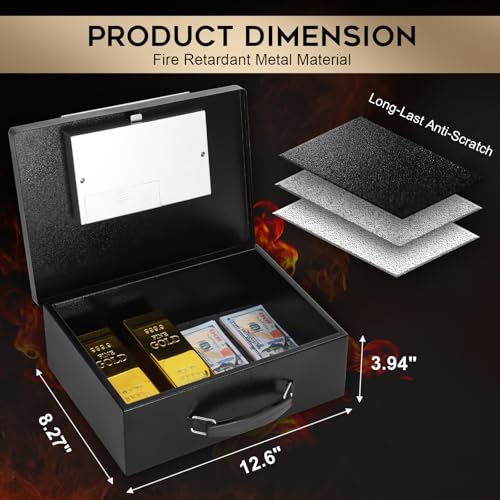 Boîte de rangement ignifuge Dalmbox pour protéger vos documents importants du feu