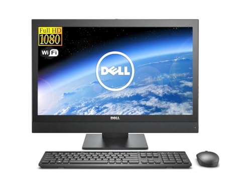 Dell OptiPlex 9030 All-in-One Desktop Computer, 24' FHD, Intel Core i7-4790, 8 GB RAM, SSD da 256 GB, WiFi, Bluetooth, tastiera QWERTY US Windows 11 Pro (ricondizionato)