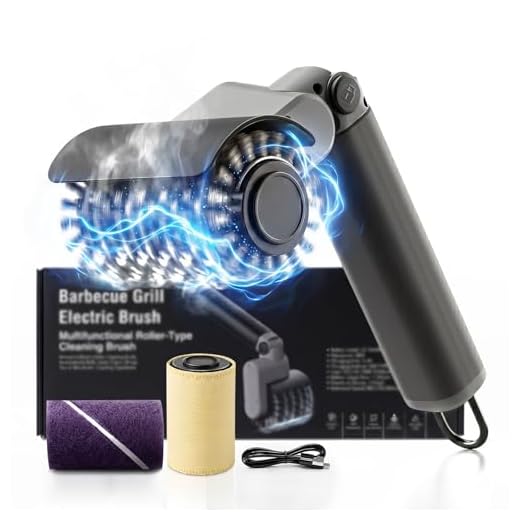 Effortless Electric Grill Cleaning Brush