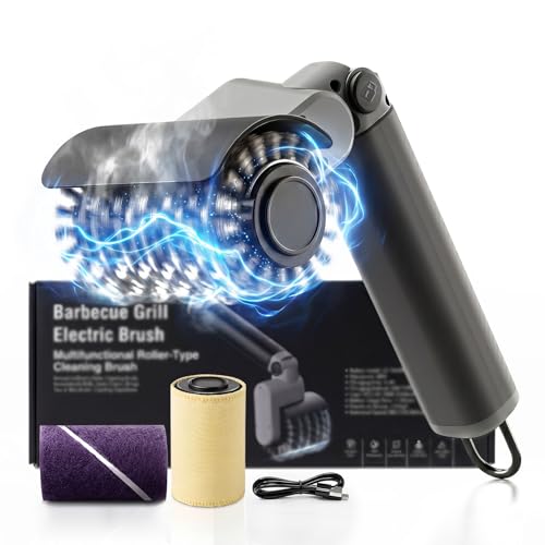 Electric Grill Brush for Effortless Post‑BBQ Cleaning — Designed for Home & Outd...