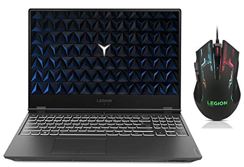 Image of Lenovo Legion Y540 9th gen Intel Core i7 15.6-inch FHD Gaming Laptop (8GB /512GB SSD /Windows 10 /NVIDIA GTX 1650 4 GB / Black /2.3 Kg), 81SY00CTIN with Gaming Mouse