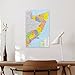 Somalia Map Posters World Map poster Canvas Wall Art Decorative Bedroom Modern Home Print Picture Artworks 16x24inch(40x60cm)