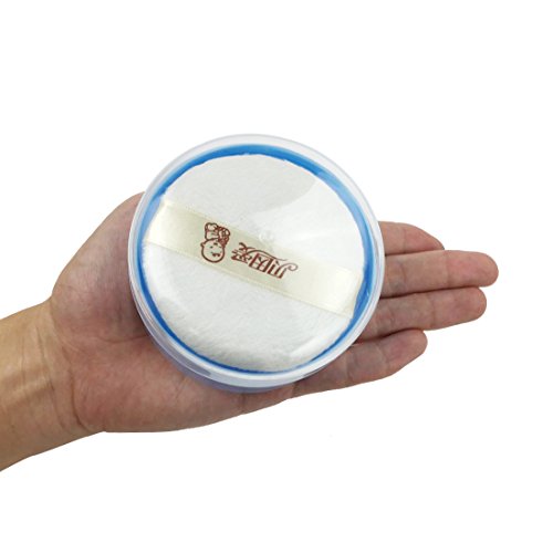 Topwon 3.5'' Baby After-Bath Powder Puff Kit Container Dispensor Case With Sifter | Bpa Free (1 Packed) #TOP4