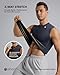 BOOJO 5 Pack Compression Shirt Men - Sleeveless Tank Top Workout Athletic Gym Quick Dry Base Layer Udershirts for Running