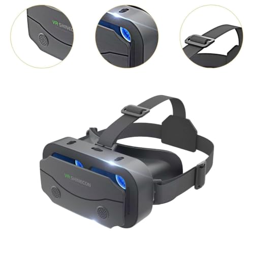 Image of TMY Three D Virtual Reality Glasses Three D Virtual Reality Helmet Movies Game|Smartphone VR Headsets|Consumer Electronics (1305) (TMY10)