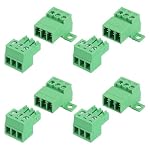 QUARKZMAN – QUARKZMAN PCB-Klemmleiste 3.5mm 3-Polig Klemmenblöcke 300V 8