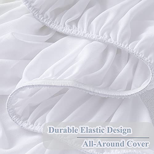 Howsheep Twin Waterproof Mattress Protector- Cotton Terry Fitted Mattress Pad Cover With Deep Pocket, Soft Breathable Bed Mattress Cover Stretches Up To 15" Deep Pocket，39X75 Inch #TOP4