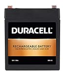 Duracell Original DR5-12 12V 5Ah SLA Battery – Valve Regulated Sealed Lead Acid VRLA – 5 Year Design Life – Replacement for NP5-12, NP5-12T, LSLA5-12, HSC12-5, LP12-5.0 – Alarm, UPS & Backup Power