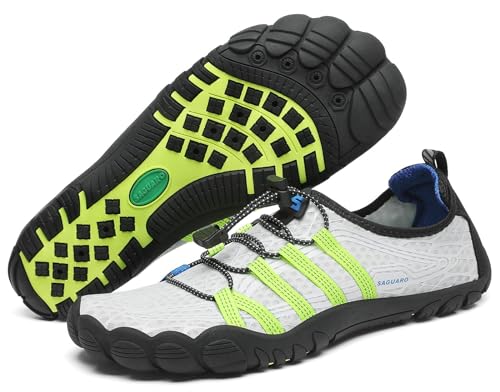SAGUARO Zapatos de Agua Hombre Mujer Escarpines Zapatillas de Playa Surf Natación Secado Rápido Calzado Descalzo GR.41