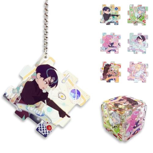 YJacuing Anime Alien Stage Duet Series Mystery Blind Bag Porte-clés acrylique sous licence officielle Cadeau pour couple, multicolore, Medium